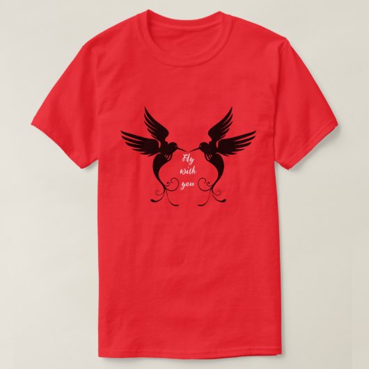 鳥 Tシャツ (デザイン正面)