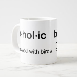 鳥birdaholic hol IC ジャンボコーヒーマグカップ
