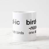 鳥birdaholic hol IC ジャンボコーヒーマグカップ (正面)