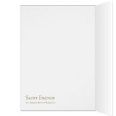 鳥CC1166カードに説法する聖フランシス (内側 (左))