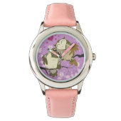 鳥Loveのフクロウ腕時計 腕時計 (正面)