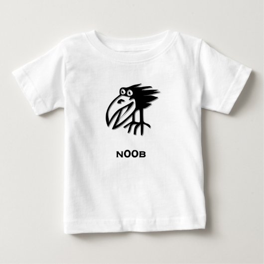 鳥n00b ベビーTシャツ (正面)