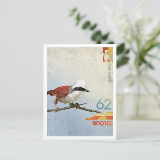 鳥No.3 ポストカード (スタンド正面)