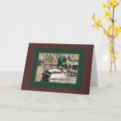 鳥series#2 カード (黄色い花)