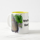 鳥Twitter ツートーンマグカップ (正面左)