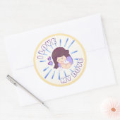 「鳩が大好き」紙スタンプ ラウンドシール (封筒)