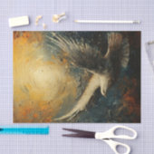 鳩が飛ぶ3 薄葉紙 (クラフト)