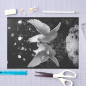 鳩が飛ぶ9 薄葉紙 (クラフト)