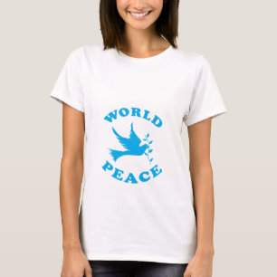 鳩との世界平和 Tシャツ