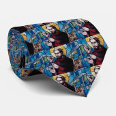 鳩とのSt. Francisのステンドグラスのイメージ ネクタイ (ロール)