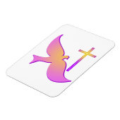 鳩とクロス冷蔵庫用マグネット マグネット (左側)