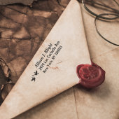 鳩とハートの住所スタンプ、返信用スタンプ ラバースタンプ