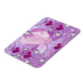 鳩とハート マグネット (左側)