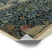 鳩とバラのファブリックデザイン, c.1879 ポスター (角)