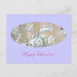 鳩とバラ シーズンポストカード