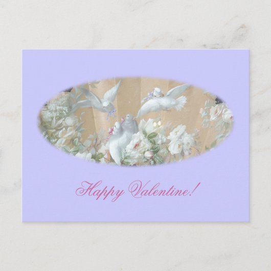 鳩とバラ シーズンポストカード (正面)