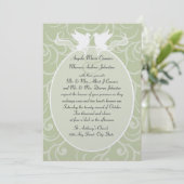 鳩とリボン/結婚の 招待状 (スタンド正面)