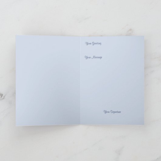 鳩と十字架 カード (内部)