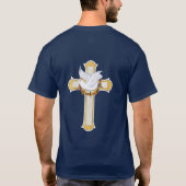 鳩と十字架 Tシャツ (裏面)