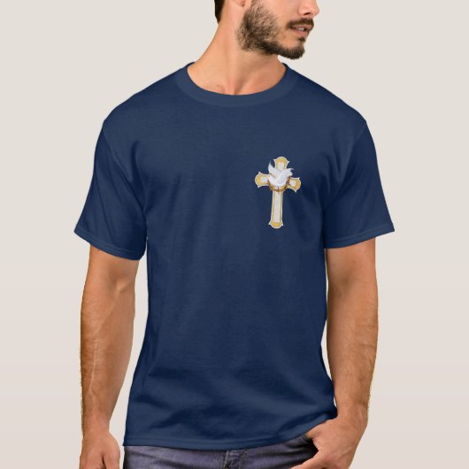 鳩と十字架 Tシャツ (正面)