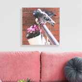 鳩と花 キャンバスプリント (インサイチュ (リビング))