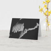 鳩によっては印Eによって飛びます挨拶状が… -カスタマイズ カード (黄色い花)