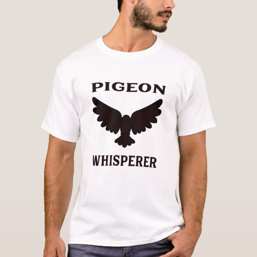 鳩のささやき人 Tシャツ (正面)