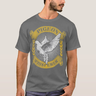 鳩のささやき手 鳩 Tシャツ