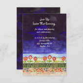 鳩のバーのバルミツワーの披露宴カード生命の樹 エンクロージャーカード (正面/裏面)