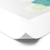 鳩のヨガアート猫 ポスター (角)