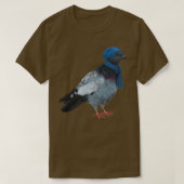 鳩の冬1 Tシャツ (デザイン正面)