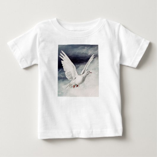 鳩の型枠の聖霊 ベビーTシャツ (正面)