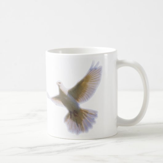 鳩の大きいマグ コーヒーマグカップ (右)