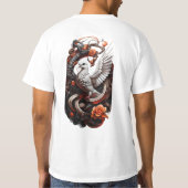 鳩の天秤座への飛行 Tシャツ (裏面)