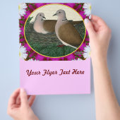 鳩の巣と花 チラシ (手)