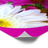 鳩の巣と花 ポスター (角)