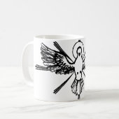 鳩の形をした聖霊 コーヒーマグカップ (正面左)