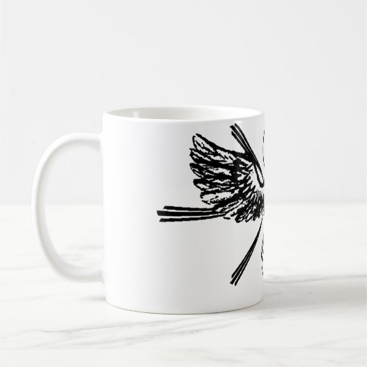 鳩の形をした聖霊 コーヒーマグカップ (左)