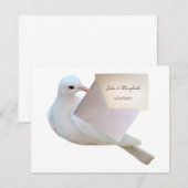 鳩の手紙の招待状 招待状 (正面/裏面)