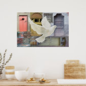 鳩の羽について ポスター (キッチン)