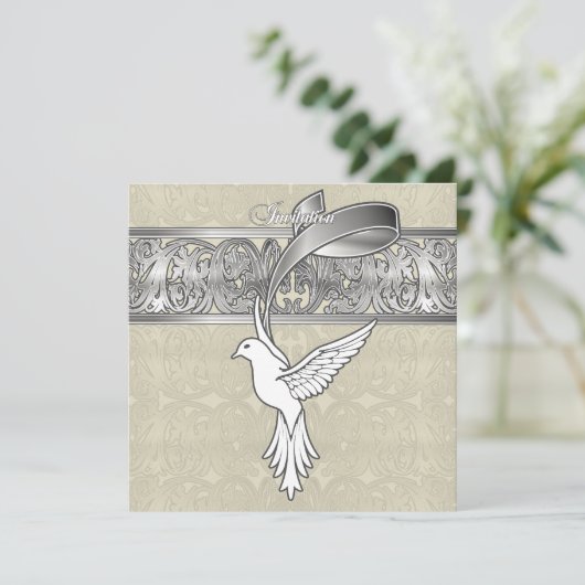 鳩の羽招待状 (スタンド正面)