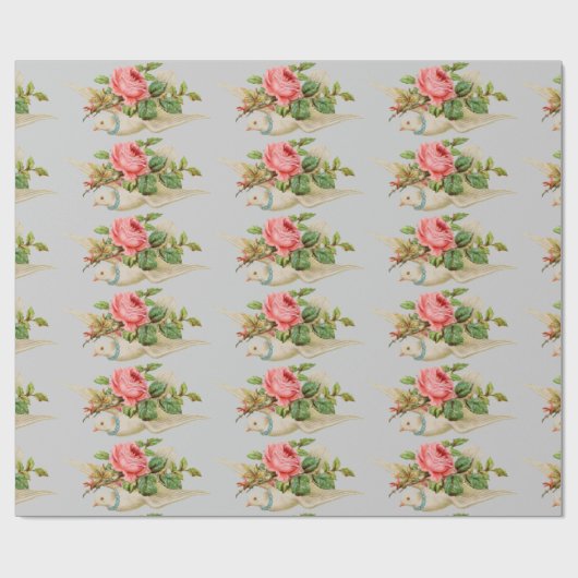 鳩の運ぶことは上がりました ラッピングペーパー (フラット)