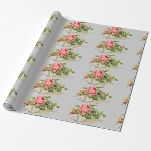 鳩の運ぶことは上がりました ラッピングペーパー (アンロールド)