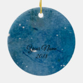 鳩の陶磁器のオーナメント セラミックオーナメント (裏面)