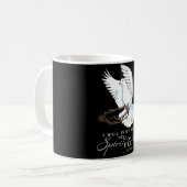 鳩の鳥すべての人に私の精神を注ぐ コーヒーマグカップ (正面左)
