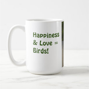 鳩の鳥の幸せ愛コーヒーマグ コーヒーマグカップ