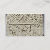 鳩またはワシの第8第9 centuとの葬式のstela 名刺 (裏面)