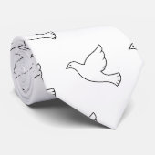 鳩アイコン ネクタイ (ロール)