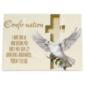 鳩クロス ラージペーパーバッグ (正面)