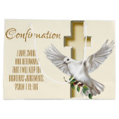 鳩クロス ラージペーパーバッグ (裏面)